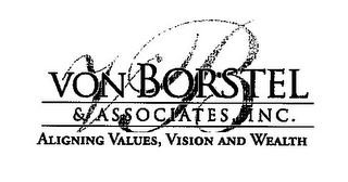 VB VON BORSTEL & ASSOCIATES, INC. ALIGNING VALUES, VISION AND WEALTH