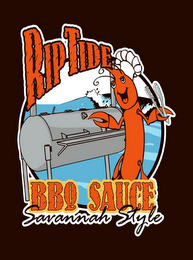 RIPTIDE BBQ SAUCE SAVANNAH STYLE