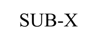 SUB-X