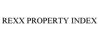 REXX PROPERTY INDEX