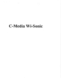 C-MEDIA WI-SONIC