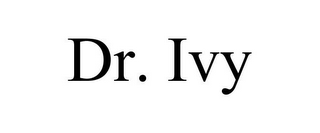 DR. IVY