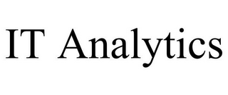 IT ANALYTICS