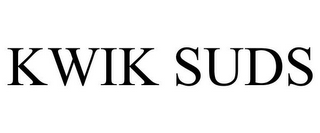 KWIK SUDS