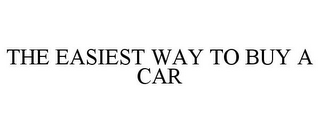 THE EASIEST WAY TO BUY A CAR