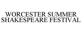 WORCESTER SUMMER SHAKESPEARE FESTIVAL