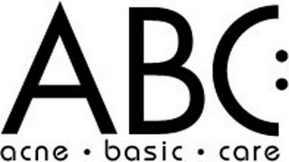 ABC: ACNE · BASIC · CARE