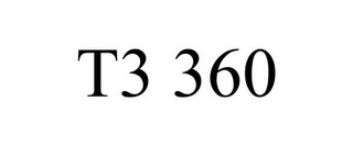T3 360