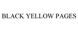 BLACK YELLOW PAGES