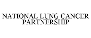 NATIONAL LUNG CANCER PARTNERSHIP