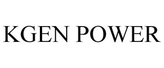 KGEN POWER