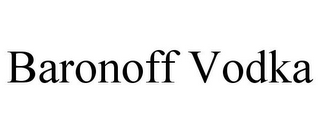 BARONOFF VODKA