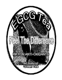 EGCG TEA FEEL THE DIFFERENCE RICH IN ANTI-OXIDANTS ALL NATURAL GREEN TEA