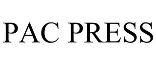 PAC PRESS