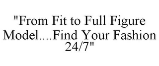 "FROM FIT TO FULL FIGURE MODEL....FIND YOUR FASHION 24/7"