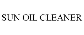 SUN OIL CLEANER