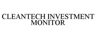 CLEANTECH INVESTMENT MONITOR