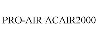 PRO-AIR ACAIR2000