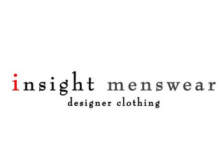 INSIGHT MENSWEAR DESIGNER CLOTHING