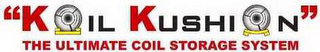 "KOIL KUSHION" THE ULTIMATE COIL STORAGE SYSTEM