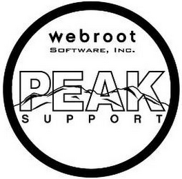 WEBROOT SOFTWARE, INC. PEAK SUPPORT