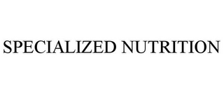 SPECIALIZED NUTRITION