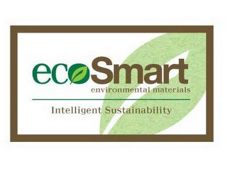 ECOSMART ENVIRONMENTAL MATERIALS INTELLIGENT SUSTAINABILITY