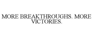 MORE BREAKTHROUGHS. MORE VICTORIES.