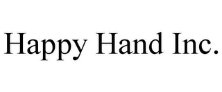 HAPPY HAND INC.