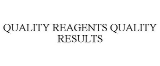 QUALITY REAGENTS QUALITY RESULTS