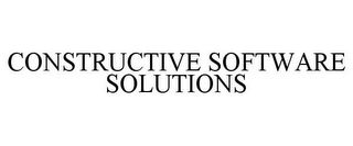 CONSTRUCTIVE SOFTWARE SOLUTIONS