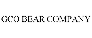 GCO BEAR COMPANY