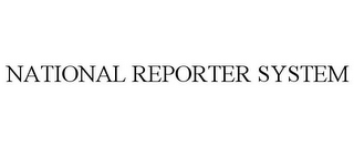 NATIONAL REPORTER SYSTEM