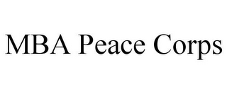 MBA PEACE CORPS