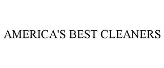 AMERICA'S BEST CLEANERS