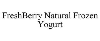 FRESHBERRY NATURAL FROZEN YOGURT