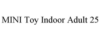 MINI TOY INDOOR ADULT 25