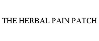 THE HERBAL PAIN PATCH