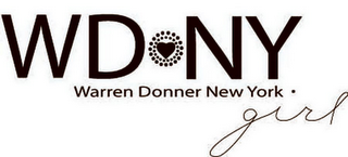 WD NY GIRL WARREN DONNER NEW YORK