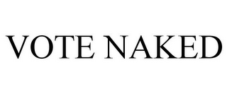 VOTE NAKED