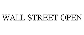 WALL STREET OPEN