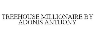 TREEHOUSE MILLIONAIRE BY ADONIS ANTHONY