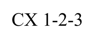 CX 1-2-3