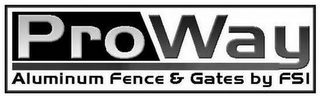 PRO WAY ALUMINUM FENCE & GATES BY FSI