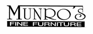 MUNRO'S FINE FURNITURE