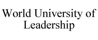 WORLD UNIVERSITY OF LEADERSHIP