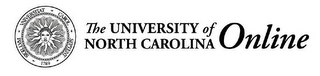 THE UNIVERSITY OF NORTH CAROLINA ONLINE SIGILLVM VNIVERSITAT CAROL SEPTENT 1789