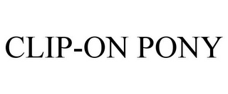 CLIP-ON PONY