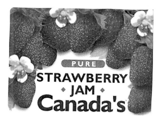 CANADA'S PURE STRAWBERRY JAM