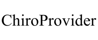 CHIROPROVIDER